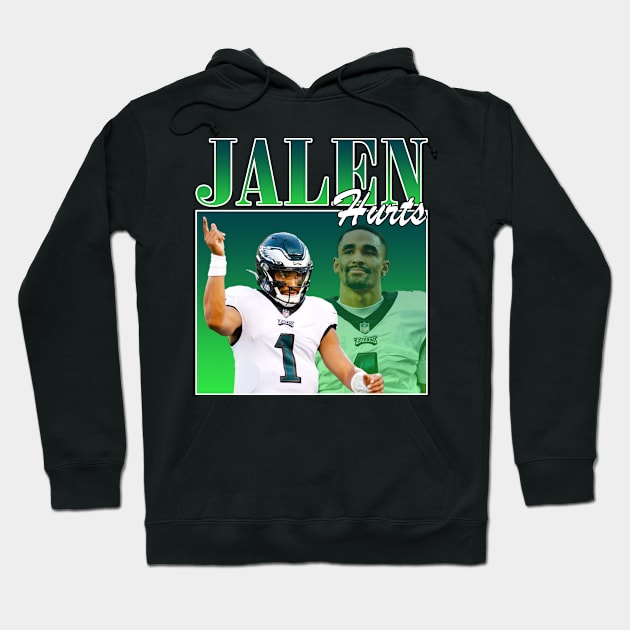 Jalen Hurts Bootleg Tee Vintage Hoodie by bmbg trian